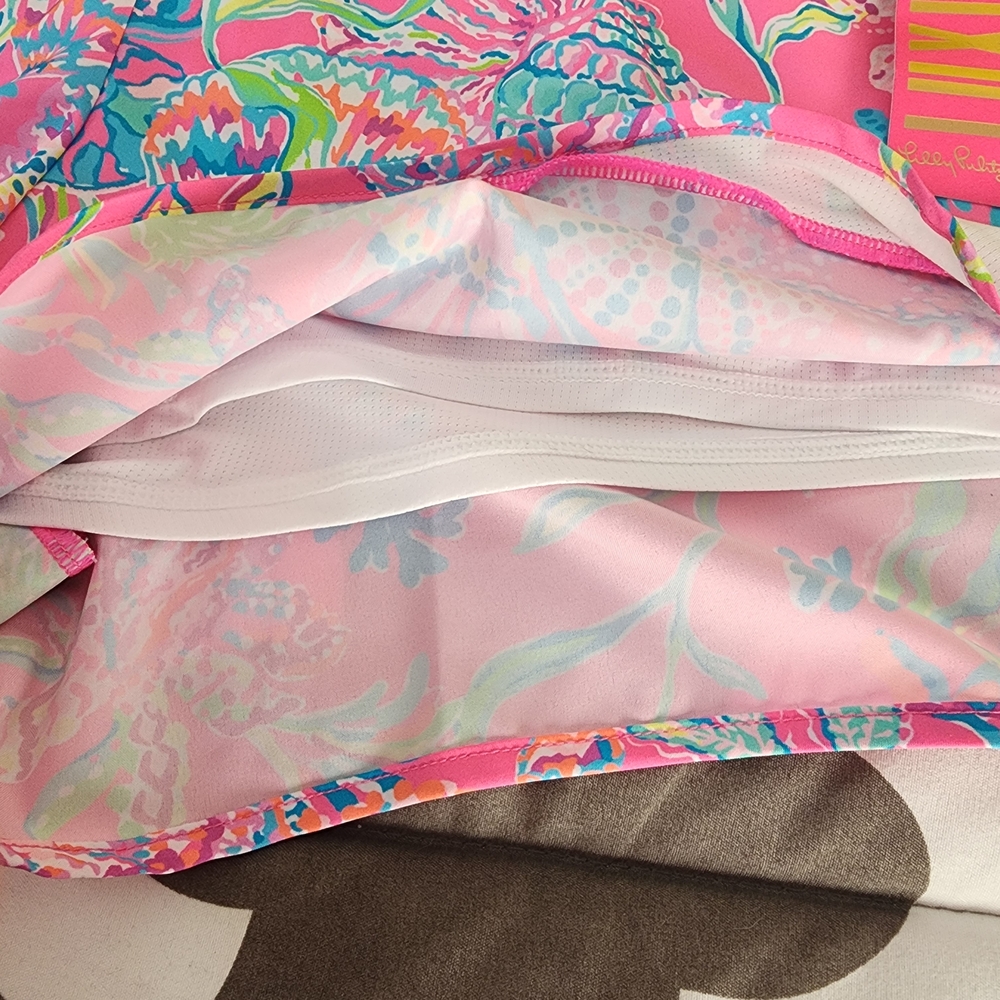 Lilly Pulitzer Vibrant Pink Athletic Shorts - Picture 3 of 6